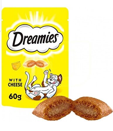 Dreamies With Cheese Peynirli Granül Yetişkin Kedi Ödülü 60 g 