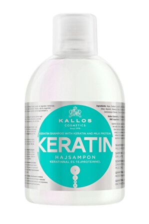Kallos Cosmetics Keratinli Ve Süt Proteinli Keratin Şampuan 1000ml