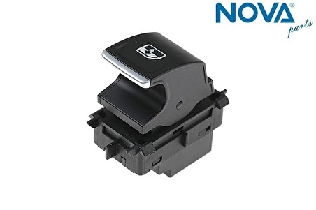 Cam Açma Anahtarı   ( Tekli Krom )-Golf-7-Arteon-Passat-Touran-Troc-Crafter