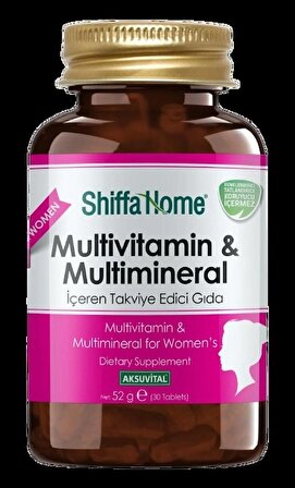 Shiffa Home Multivitamin & Multimineral Kadın 30 Kapsül