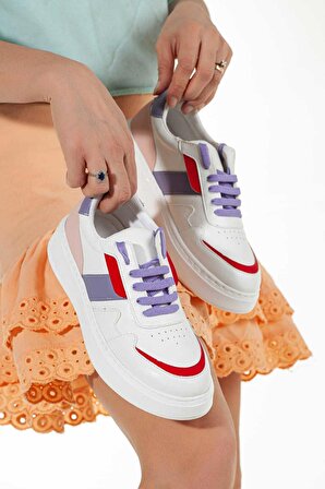 Modatalika Kadın Renkli Şık Sneaker