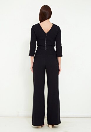 Modatalika Kadın Chanel Kumaş Pantolon Bluz İkili Takım
