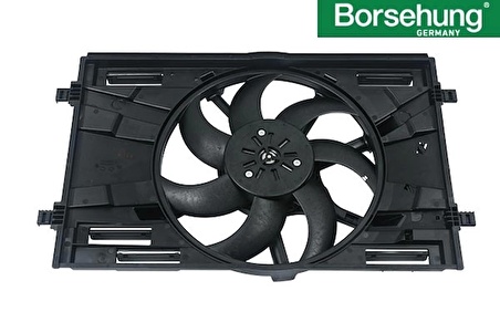 Fan Motoru & Çerçevesi ( Set ) ( Brose Typ )-Golf -Passat-Touaran-Superb-Leon-A3-1.4 Lt.-Czca-Czea-Czda