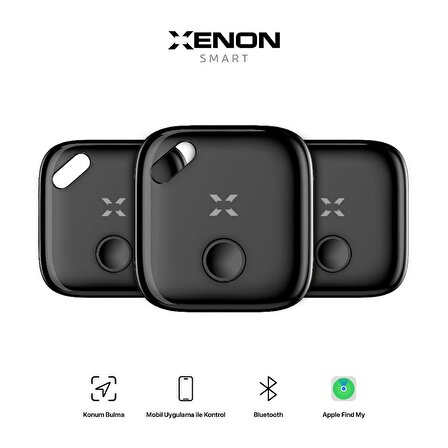 Xenon Smart Smart Tag Akıllı Takip Cihazı 3 adet (Apple Lisanslı)