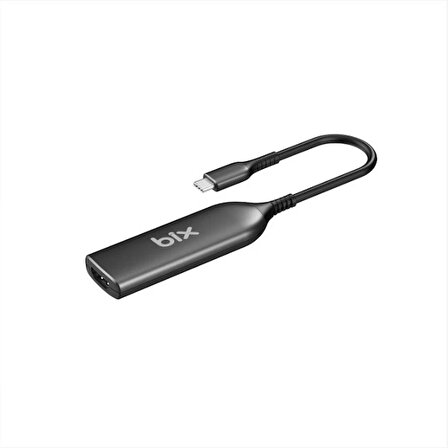 Bix BX03HB MAX Type-C to 4K HDMI Ethernet USB PD Dönüştürücü Adaptör