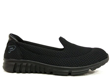 Performance Siyah Bağcıksız Sneakers Aqua Spor Ayakkabı