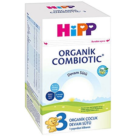 Hipp 3 Organik Combiotic Devam Sütü 800 gr