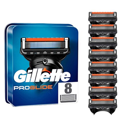 Gillette Fusion ProGlide 8'li 5 Bıçaklı Tüm Cilt Tipleri İçin Bıçak Yedeği
