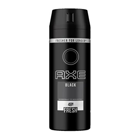 Axe Black Fresh Pudrasız Ter Önleyici Leke Yapmayan Erkek Sprey Deodorant 150 ml