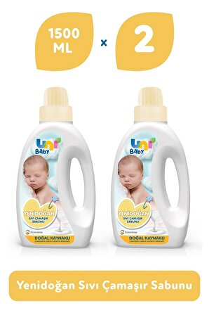 Uni Baby Yenidoğan Çamaşır Sabunu 1500ml - 2 Adet