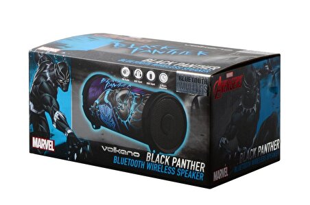 Marvel Avengers Black Panther Kara Panter Bluetooth Hoparlör      Lisanslı MV-1003-BP1