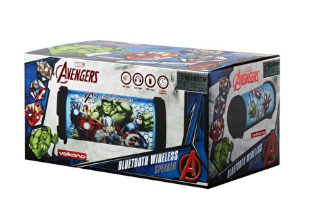 Marvel Avengers Yenilmezler Radyolu USBli Bluetooth Hoparlör      Lisanslı MV-1003-AV1