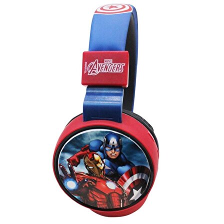 Marvel Avengers Yenilmezler Lisanslı Bluetooth Kulak Üstü Çocuk Kulaklığı