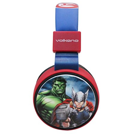Marvel Avengers Yenilmezler Lisanslı Bluetooth Kulak Üstü Çocuk Kulaklığı
