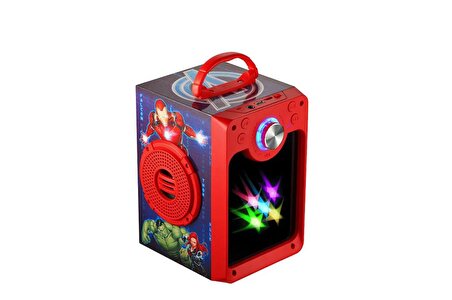 Marvel Avengers Yenilmezler Karaoke Seti Hoparlörlü Mikrofonlu Işıklı Lisanslı MV-1016-AV