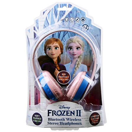 Disney Frozen Karlar Ülkesi 2 Lisanslı Bluetooth Kulak Üstü Çocuk Kulaklığı