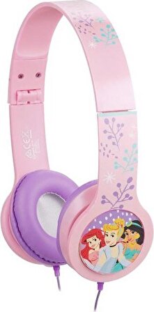 Amplify Kablolu Kulaklık Disney Prensesler Çocuk Kulaklığı Lisanslı DY-10902-PRV Jasmine Ariel Cinde