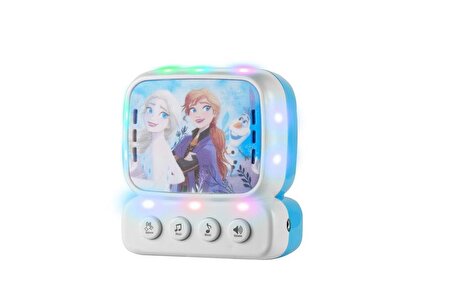 Disney Frozen Karlar Ülkesi Mini Karaoke Mikrofon Seti Işıklı Kemer Kancalı Lisanslı Mikrofonlu DY-3650-FR
