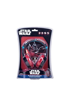 Star Wars Darth Vader R2-D2 Artoo-Deetoo Droid Bluetooth Kulaklık Mikrofonlu Kablosuz Çocuk Kulaklığı Lisanslı SW-9938-DS