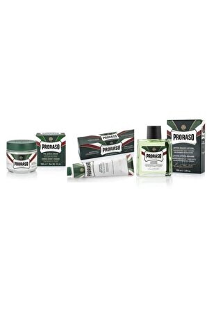 Proraso Okaliptüs Yağı Ve Mentollü Tıraş Öncesi Kremi + Tıraş Kremi 150 ml + Tıraş Losyonu 100 ml