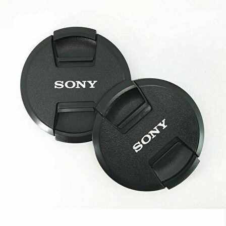 OEM, Sony Lensler İçin 72mm Snap On Lens Kapağı, Objektif Kapağı Bağcıklı