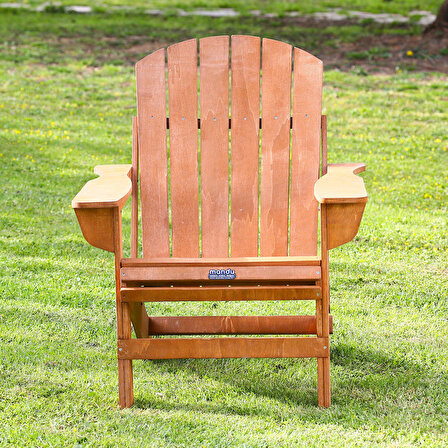 Mandu Adirondack (Ahşap Bahçe Sandalyesi) Fındık