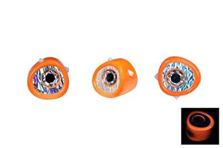 Fujin Salty Rubber Head 40gr Kafa 05 Orange 3D Eye