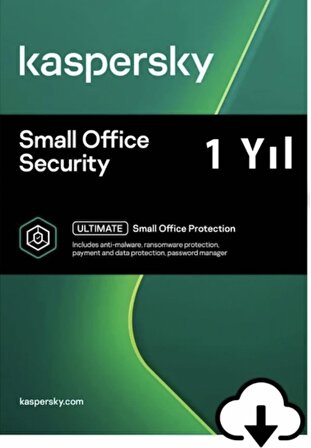 Kaspersky Small Office 15 cihaz 15 Mobil 2 Server 1 Yıl ( Dijital Teslimat)