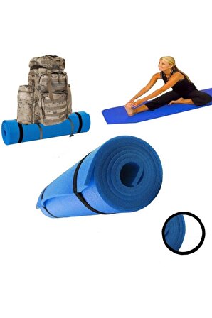 Pilates Minderi, Yoga Matı Mavi 6 Mm