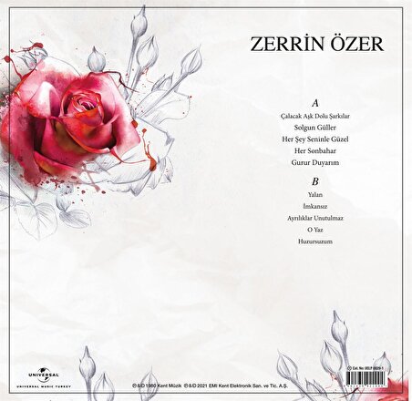 Zerrin Özer - Sevgiler  (Plak)  