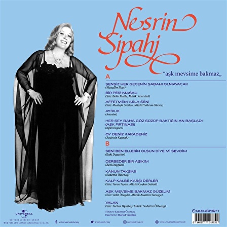 Nesrin Sipahi - Aşk Mevsime Bakmaz  (Plak)  