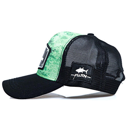 Fujin Pro Angler Green Wave Şapka