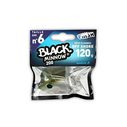 Fiiish Black Minnow BM200/6 BM040 120gr Jig Head - Kaki