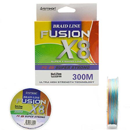Remixon Fusion 300 M X8 Multi Color İp Misina