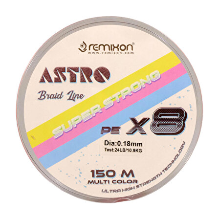 Remixon Astro 8X 150 M Multi Color İp Misina