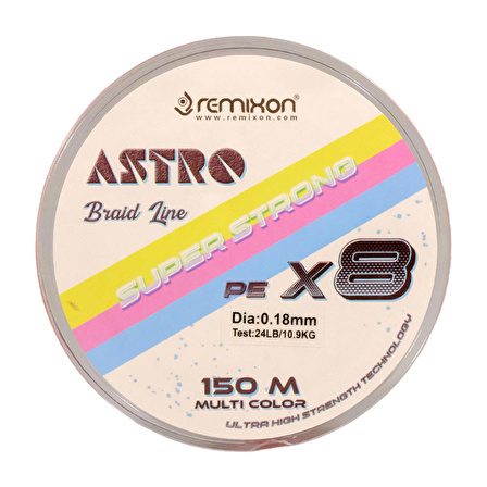 Remixon Astro 8X 150 M Multi Color İp Misina