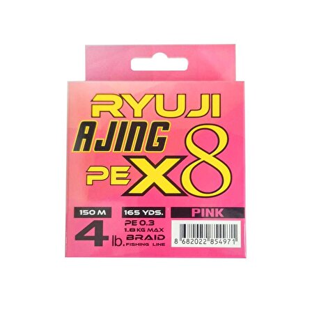 Ryuji Ajing X8 150 M PE İp Misina
