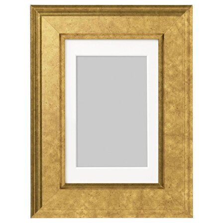 IKEA Vırserum Çerçeve -  Resim Çerçevesi - Altın Rengi - 10x15 cm