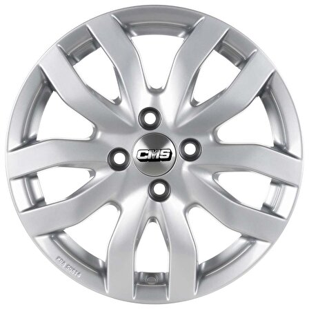 CMS-985-01 6.0x15"-4x100 ET40 67.2 Racing Silver Jant (4 Adet)