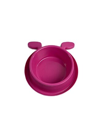 Miapet Plastik Köpek Kulaklı Mama ve Su Kabı 400 ML Violet