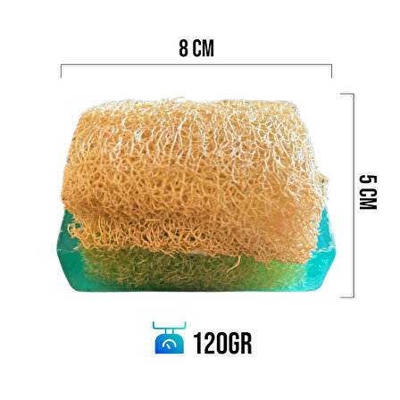Heriya El Yapımı Kabak Lifli Doğal Okyanus Esintili Güzellik Sabunu