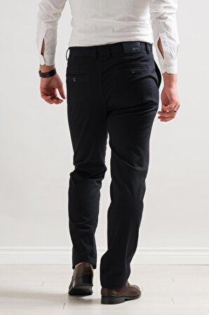 Notra Klasik Kesim Kışlık Gabardin Kumaş Likralı Boru Paça Erkek Pantolon 