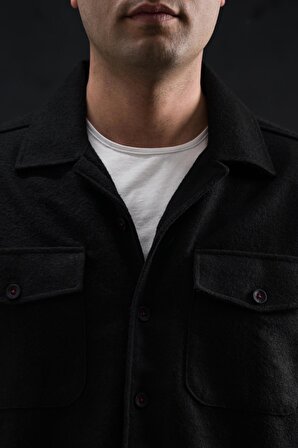 Paul Martin Regular Fit Çift Kapak Cepli Pamuklu Düğme Kapamalı Erkek Oduncu Gömlek