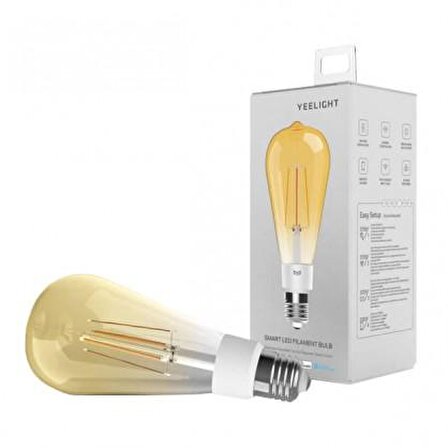 Yeelight Gold 6W E27 ST64 Akıllı LED Filament Ampul -YTLDP23YL