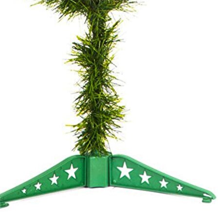 Yılbaşı Çam Ağacı 60 cm Ekonomik Boy Plastik Ayaklı 56 Dal 