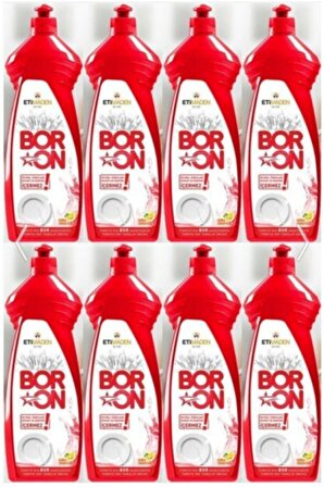 Boron Elde Yıkama Bulaşık Temizlik Ürünü 650 ml 8 Adet