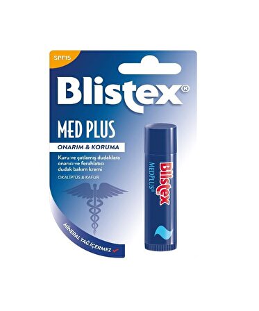 Blistex Kuruyan ve Çatlayan Dudaklara Yoğun Bakım Gkf 15 Medplus Stick SPF15 4,25 G 