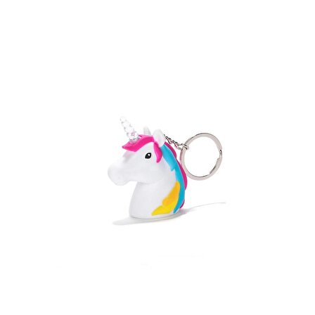 Kikkerland Unicorn LED'li ve Sesli Anahtarlık