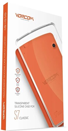 Vorcom S7 Tablet Uyumlu Şeffaf Koruma Kılıf