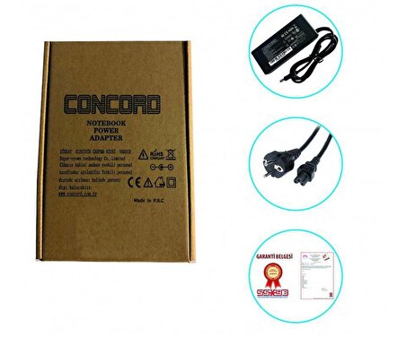 Concord C-1503 DELL/HP Dizüstü Laptop Adaptör 19.5V 4.62A 7.4*5.0mm İĞNE UÇLU